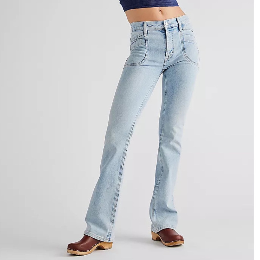 We The Free Aiden Slim Light Wash Ladies Bootcut Jeans